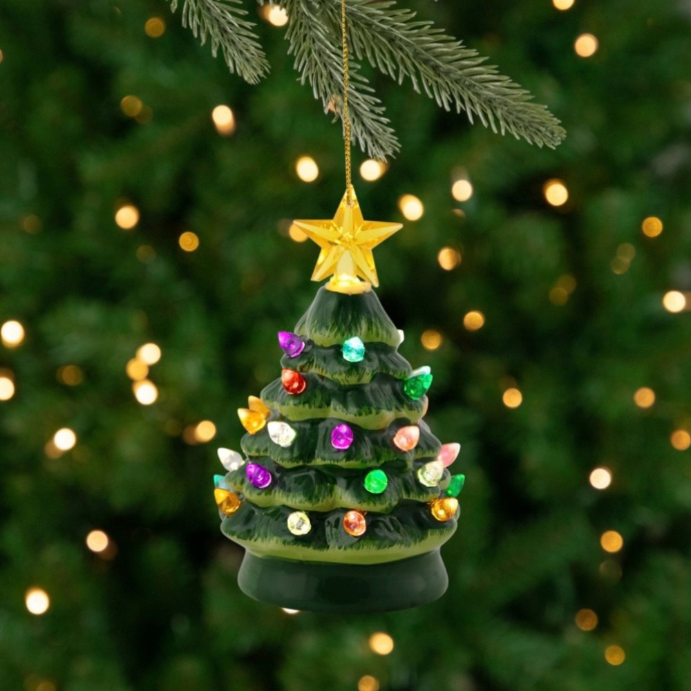 5-Light Up Mini Nostalgic Trees